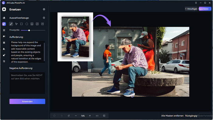 AVCLabs AI Image Extender