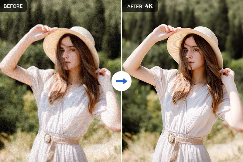 Bilder in 4K-Auflösung online hochskalieren