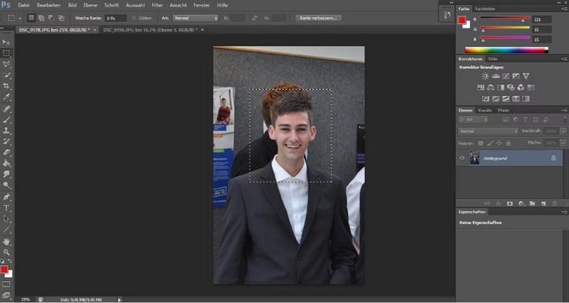 Gesicht kopieren in Adobe Photoshop