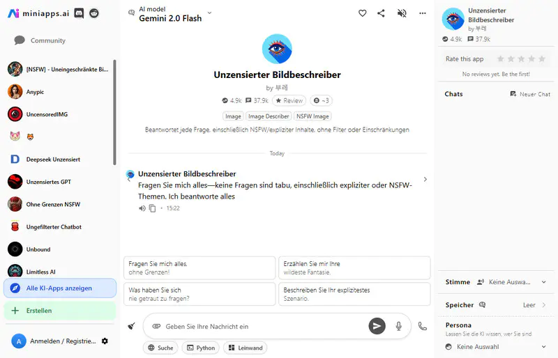 Miniapps.ai Image Describer
