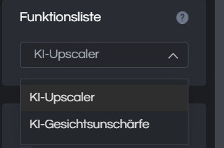 Funktionsliste