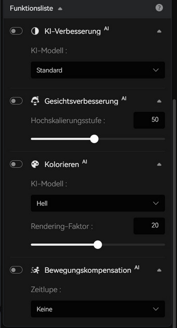 KI-Funktionen